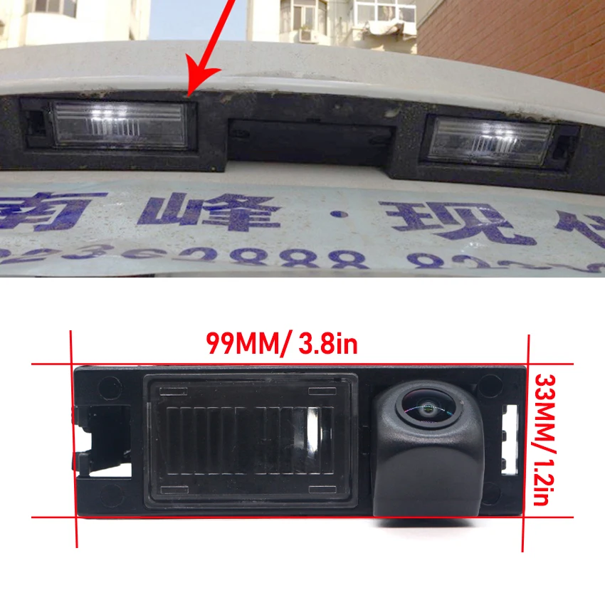 HD 1080*720 Fisheye Lens Rear View Camera For Hyundai IX35 2009 2010 2011 2012 2013 2014 2015 Car Reverse Parking Accessories