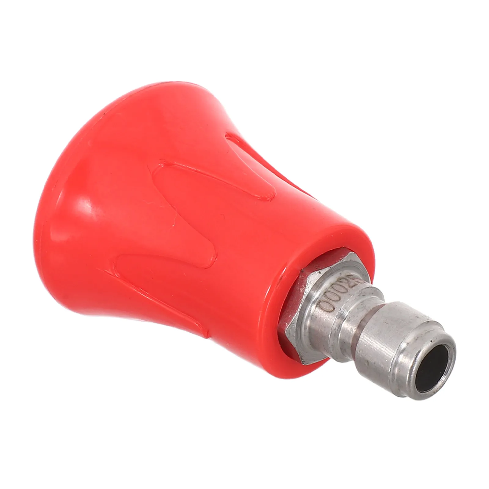 High Pressure Washer Nozzle Metal Spray Head Quick Connect Water Hose Adapter For Car Washing Red Adjustable Garden Hose