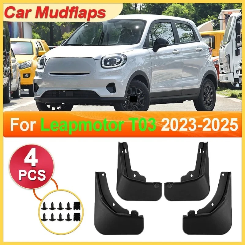 Für Leapmotor T03 2023 2024 2025 Auto Schmutzfänger Kotflügel Kotflügel Räder Protecti Anti-Scratch Reifen Hinten Schmutzfänger Styling Splash