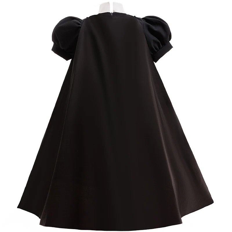 Girl Evil Queen Cosplay Costume Children Dress With Cloak For Kids Snow White Halloween Carnival Christmas Party Disguise Outfit