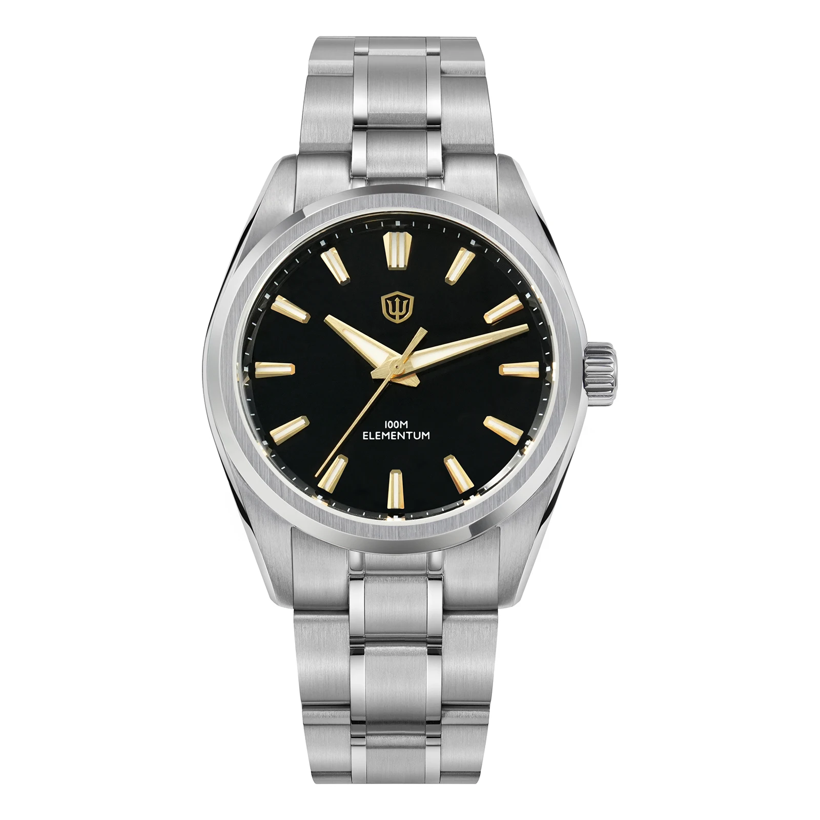 Watchdives 38mm Mannen Quartz Horloge VH31 Sweep Seconden Beweging ijskristal Titanium Waterdichte Horloges WD0003B WD0003C WD0003D