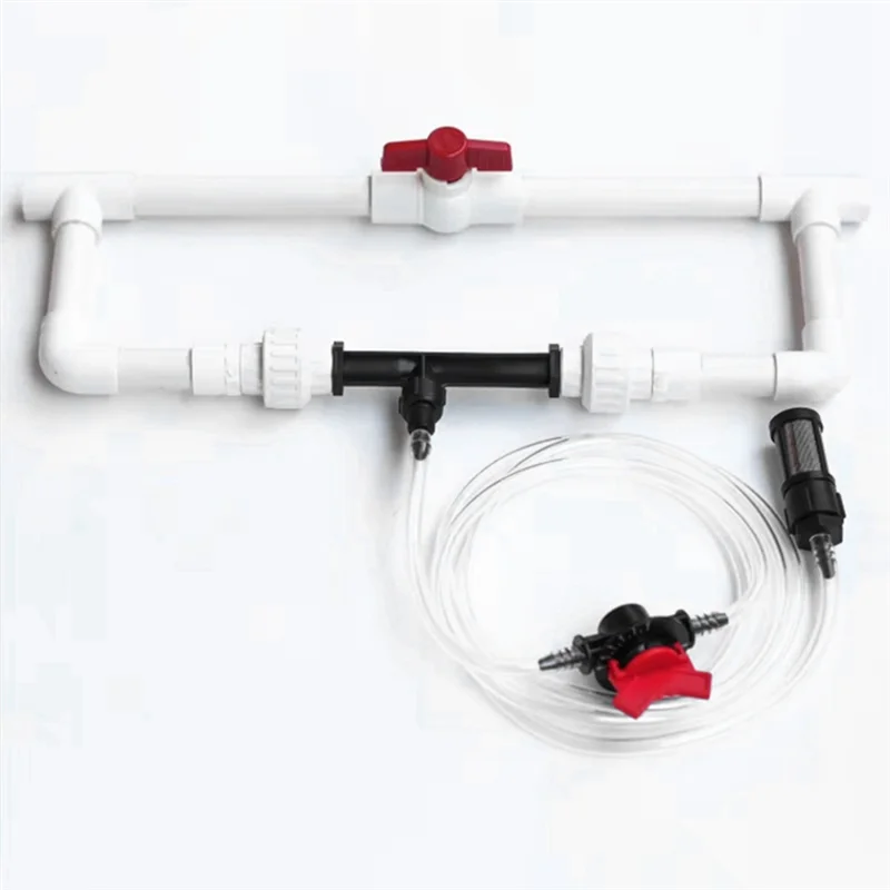 IALJ-1/2 Inch 3/4 Inch 1 Inch Venturi Ejector Male Thread Automatic Venturi Mixer Agriculture Drip Irrigation Device