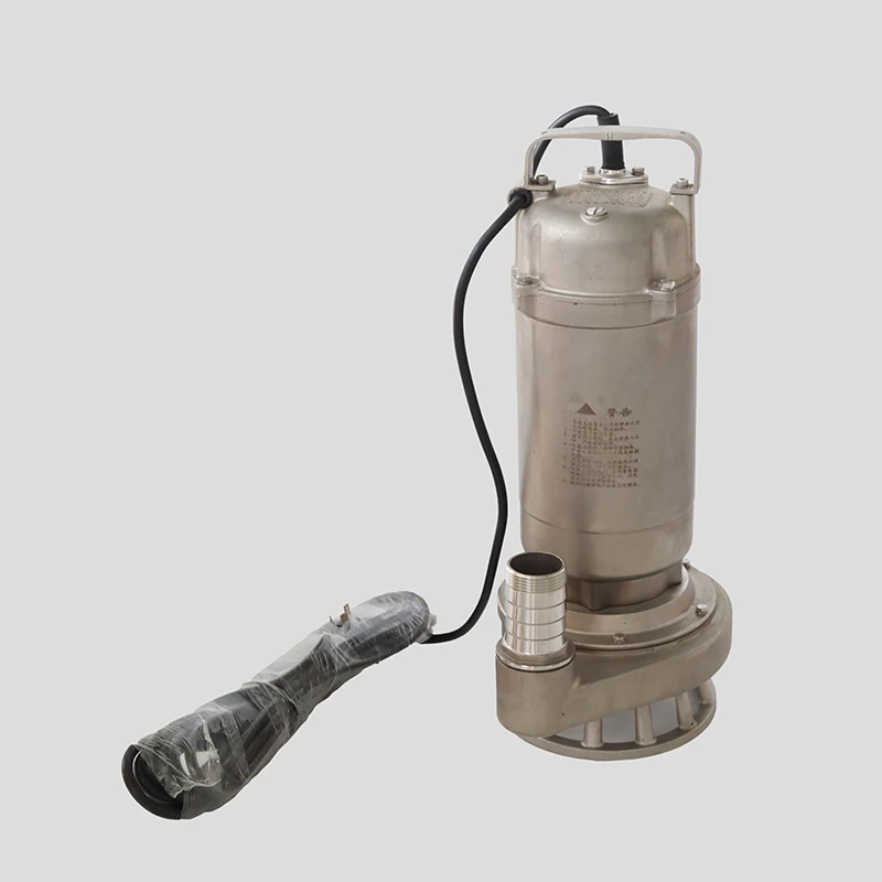 Pompa sommergibile per aspirazione delle acque reflue Pompa acqua industriale portatile ad alta pressione per acque reflue in linea da 4 kW