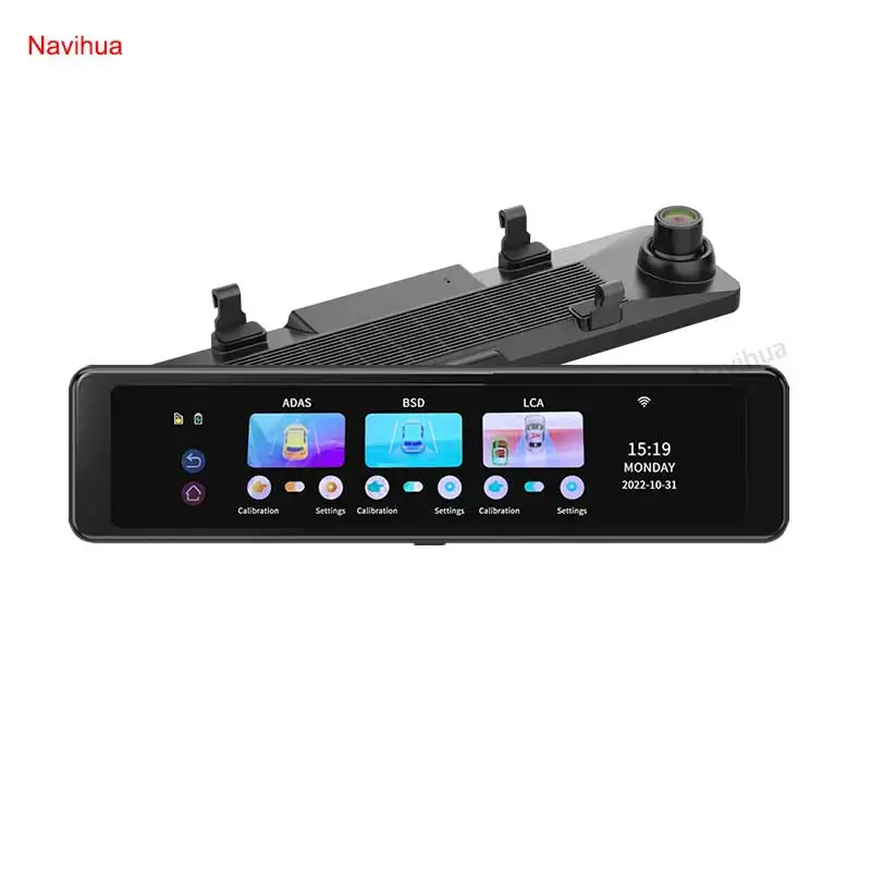 Navihua 11.26 Inch 4K Touch Screen Dash Cam ADAS Car DVR GPS Auto Video Car Driving Recorder Camera Black Box Rear View Mirror
