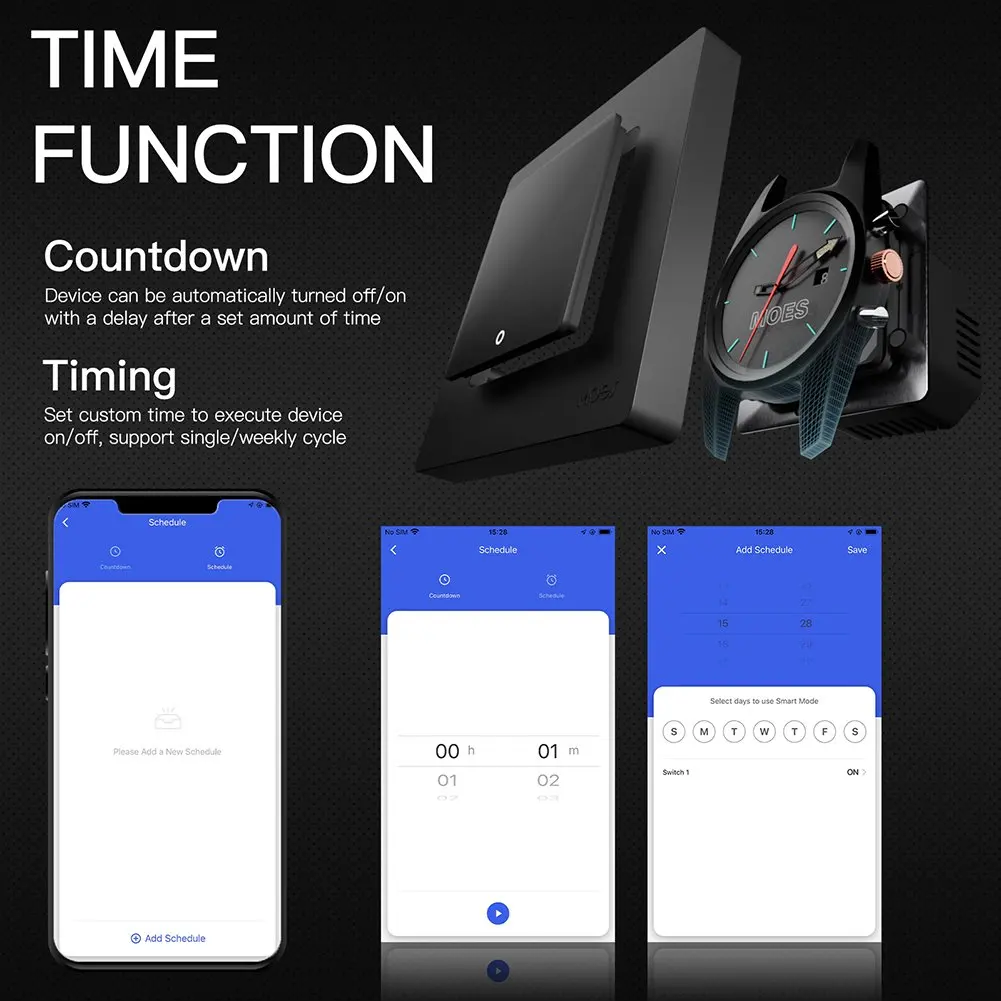 Advanced Design Light Switch Backlight Switch for touch Control Switch for White Smart Light Switch Modern Interior Design
