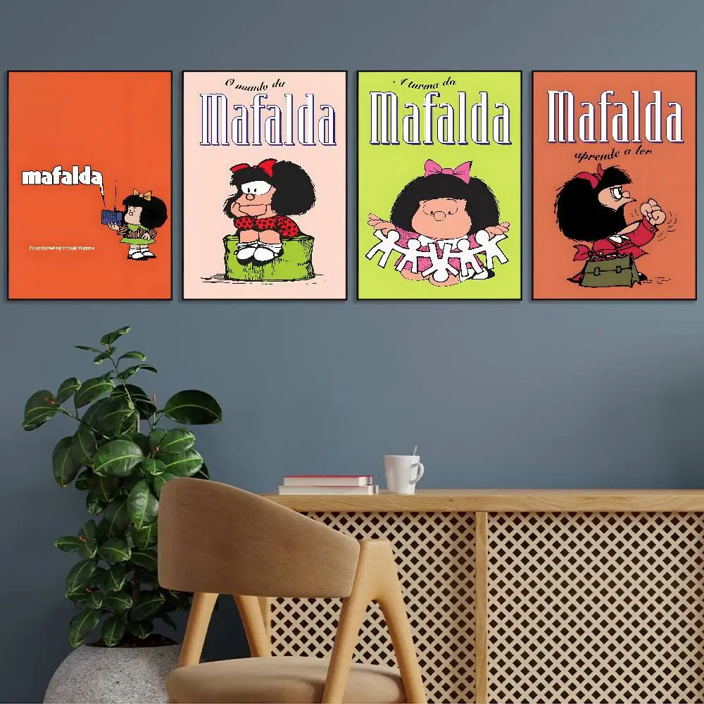 مافالدا ملصق معرض يطبع ذاتية اللصق ديكور المنزل الديكور صور مطبوعة للحوائط ملصق غرفة المعيشة