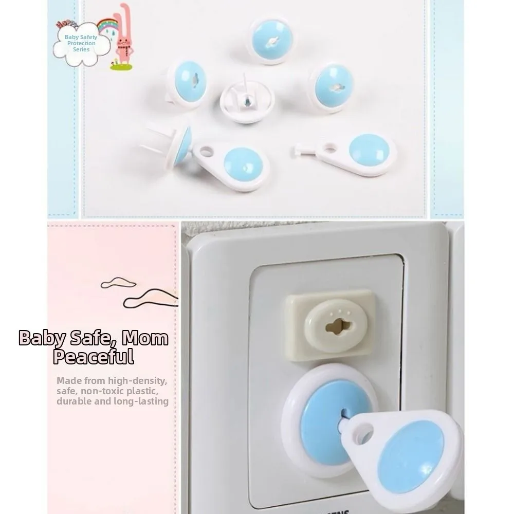 

1 Set Lockable Design Protective Cover Unisex-Friendly Safety Lock Unisex-Resistant Cover Safety Cover Shock Prevention Cover