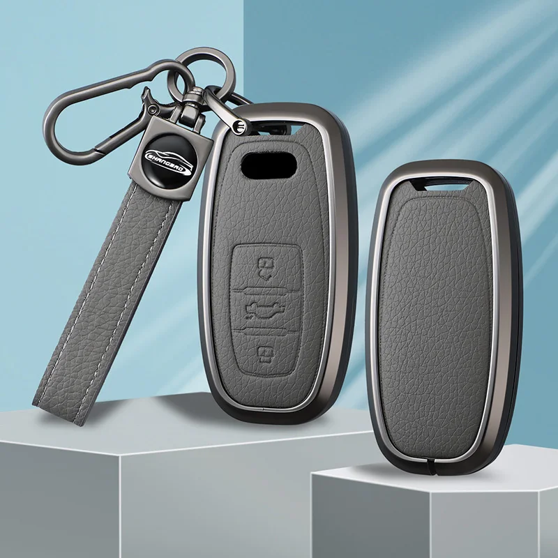 

Zinc Alloy Car Remote Key Case Cover for Audi A5 A6 C7 A7 A8 Q3 Q5 Q7 S4 S6 S7 S8 R8 TT A1 A3 8V A4 B8 B9 Keychain Accessories