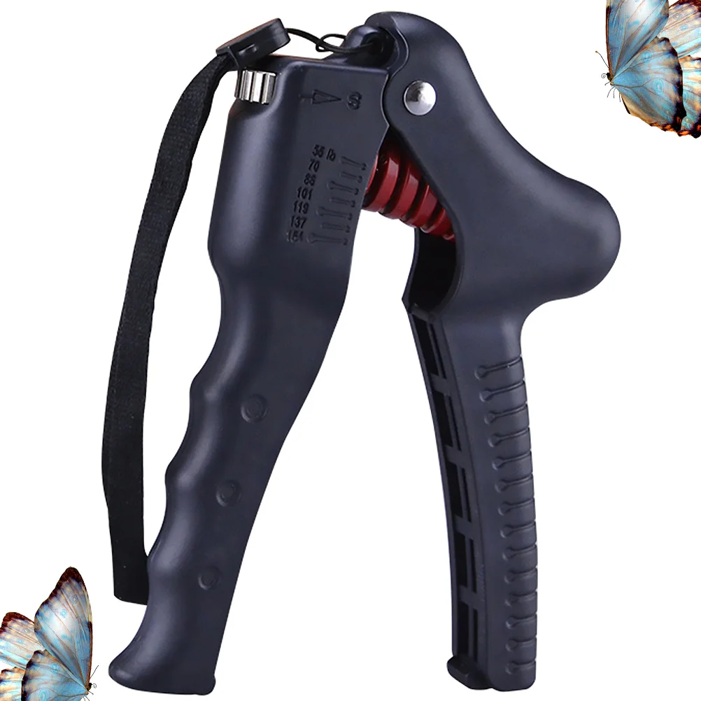 

1pc Adjustable Hand Grip Strengthener Finger Gripper Reinforced Steel Spring Comfortable Concave Design Portable Fitness Wrist
