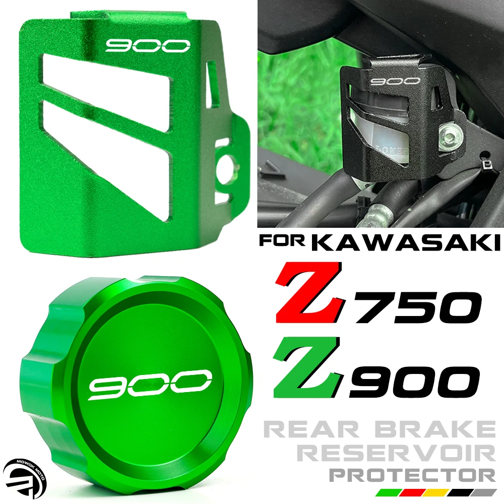 

For Kawasaki Z750 Z900 Z900RS SE Z 750 900 Motorcycle Accessories Rear Brake Reservoir Guard Protector Cover Oil Filler Cap