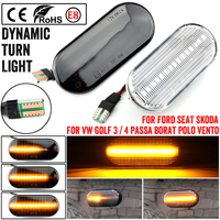 For SEAT Ibiza 6L Cordoba Toledo Leon MK1 MK2 LED Dynamic Side Marker Light Turn Signal Light for Octavia