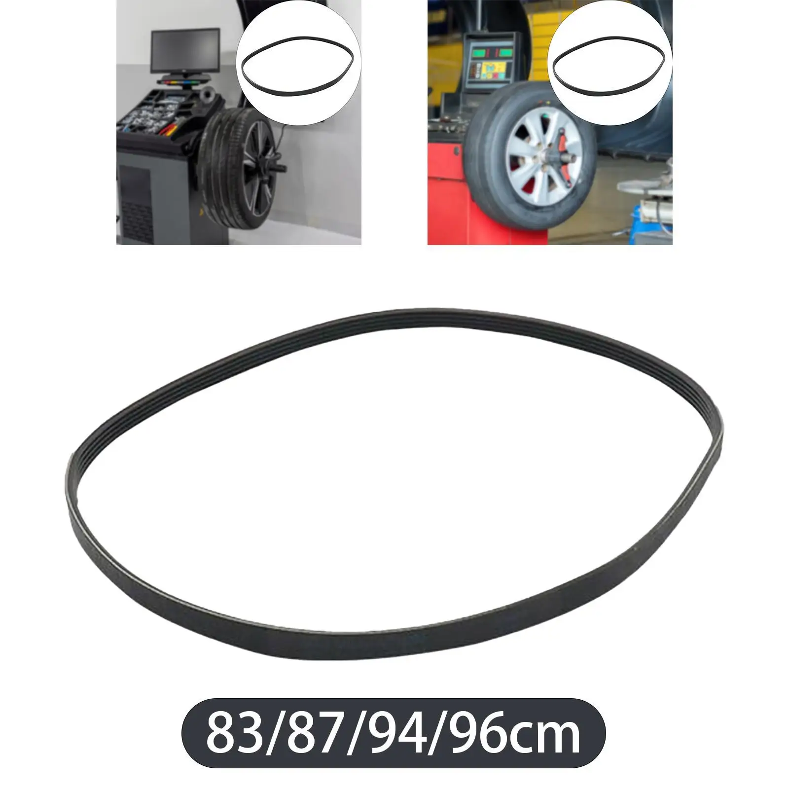 Wear Resistant Oil Proof Wheel Balancer Drive Belt 3 Concave 4 Convex for Rim Balancer Machine Direct Replacement Garage