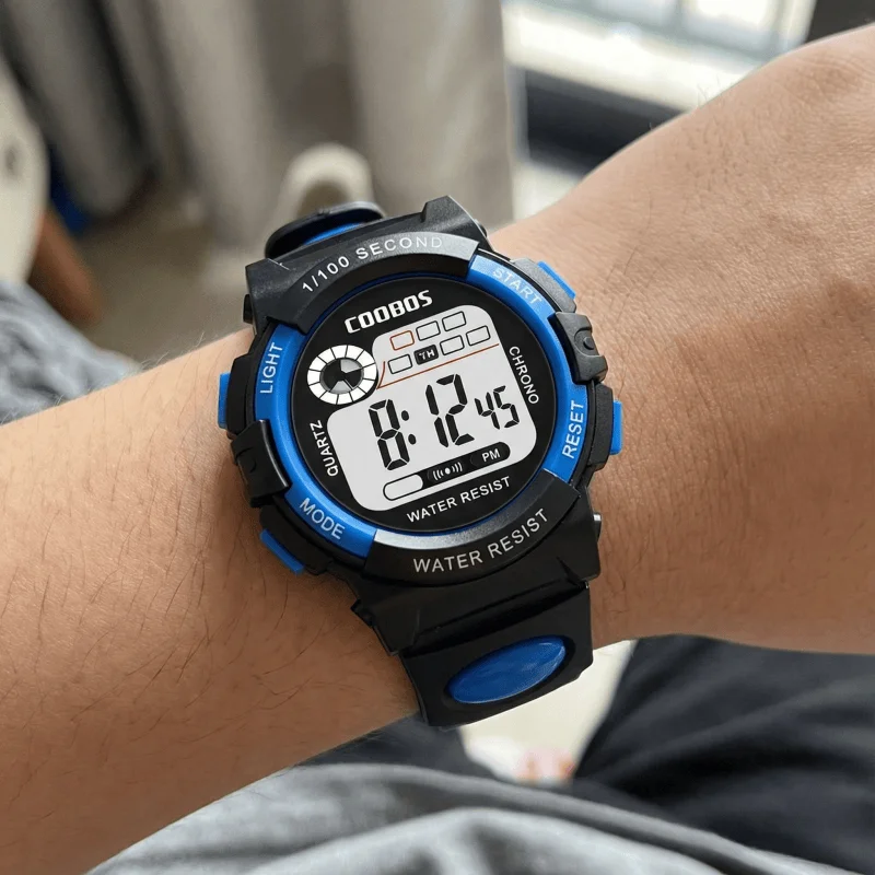 

Multifunctional Night Student Children's Electronic Watch Waterproof Sport LED Digital Watches for Kids Boys Girls montre enfant