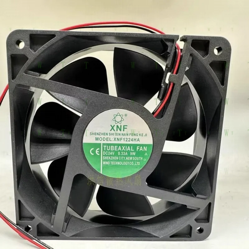 H  1 pcs XNF1224HA DC24V 0.33A 9W 12038 120 * 38MM inverter cooling fan