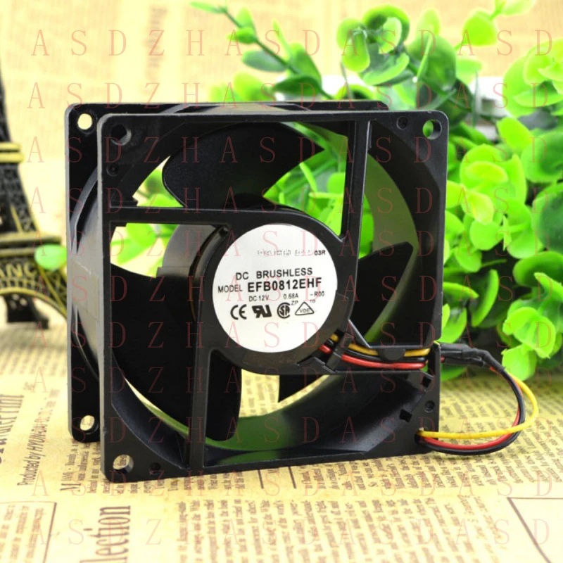 

Z for DELTA 8cm 8032 EFB0812EHF 12V 0.68A Cooling Industrial Fan High Air Volume