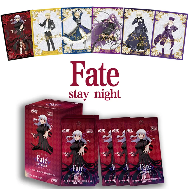 Shining Soul Original Fate/stay night Card Emiya Shirou Tohsaka Rin Altria Pendragon Anime Character Collection Cards Toy Gifts