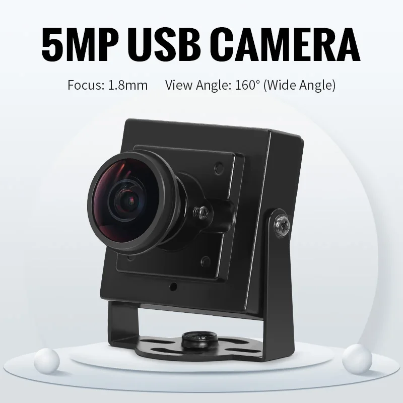 3200 PS5520 5MP USB Webcam 1.8mm Wide Angle 160degree Lens CMOS 1/2.5