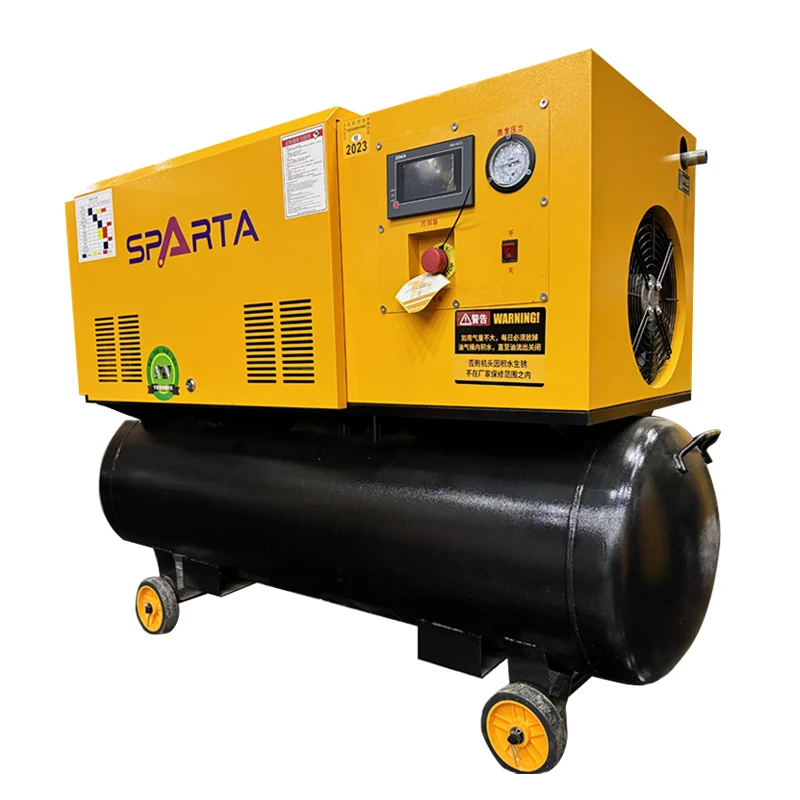 

All in One Screw Air Compressor Machine 7.5kW 10HP High Efficiency Compressor with Dryer Filters for General Manufacturing