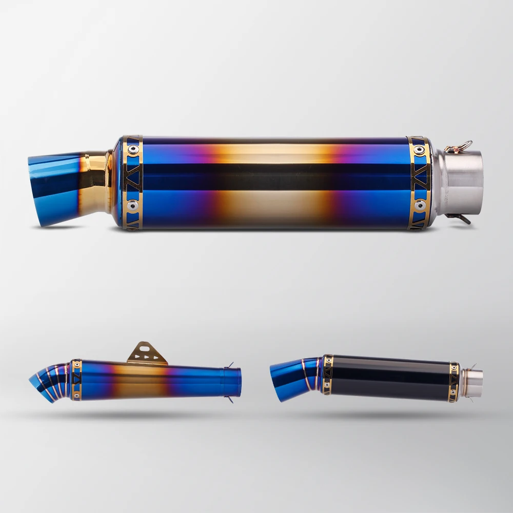 

51 мм аксессуары для мотоциклов 76 выхлопная труба из нержавеющей стали хвостовая секция для R3 Z900 универсальная хвостовая секция