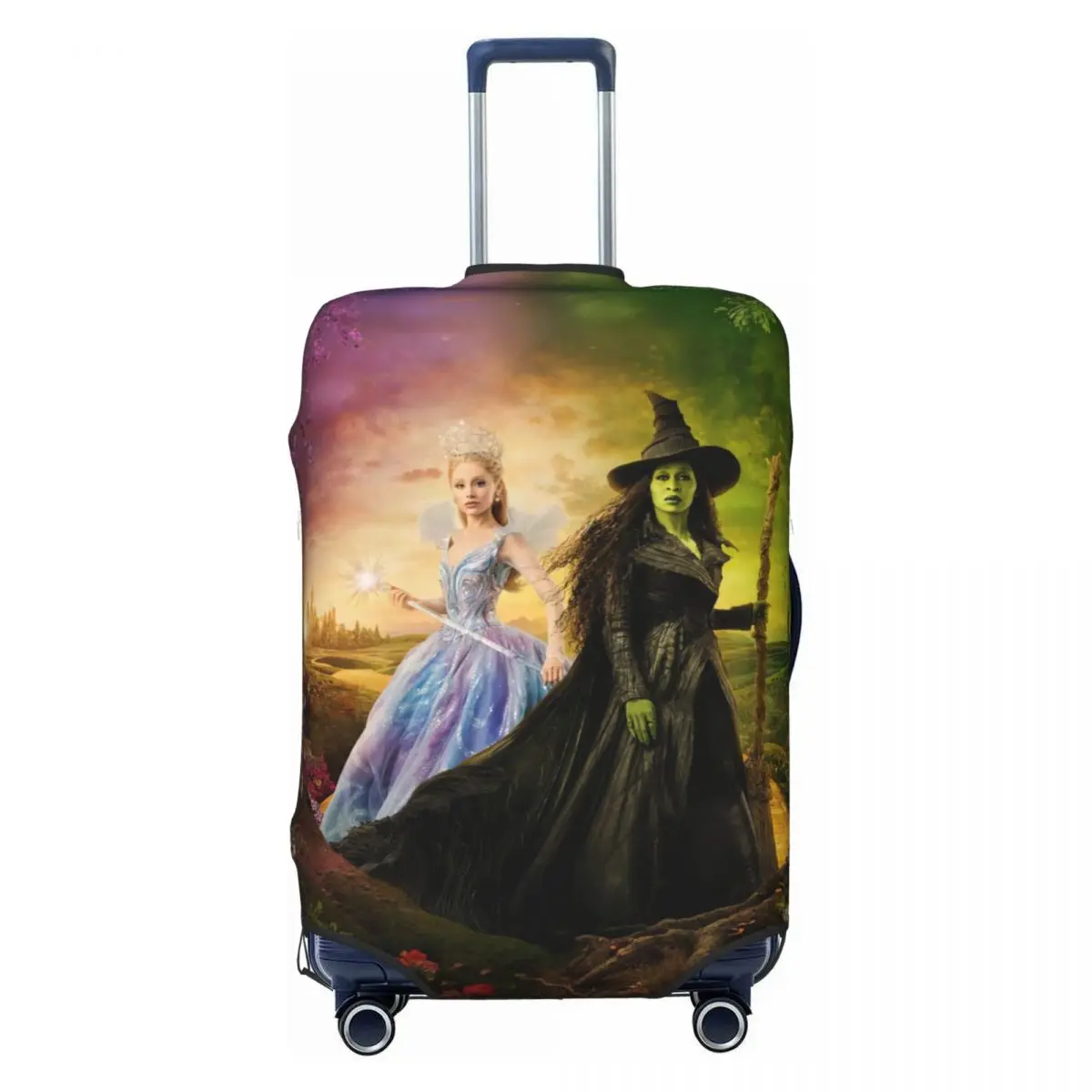 

Wicked Musical Movie Glinda Poster Suitcase Cover Fun Travel Protector Luggage Case Vacation