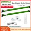 DOOYA 管状モーター内蔵リチウム電池モーター DM25LEU ローリングブラインド用 RF433 エミッター制御 38 ミリメートルチューブブラケット + テールプラグ 1