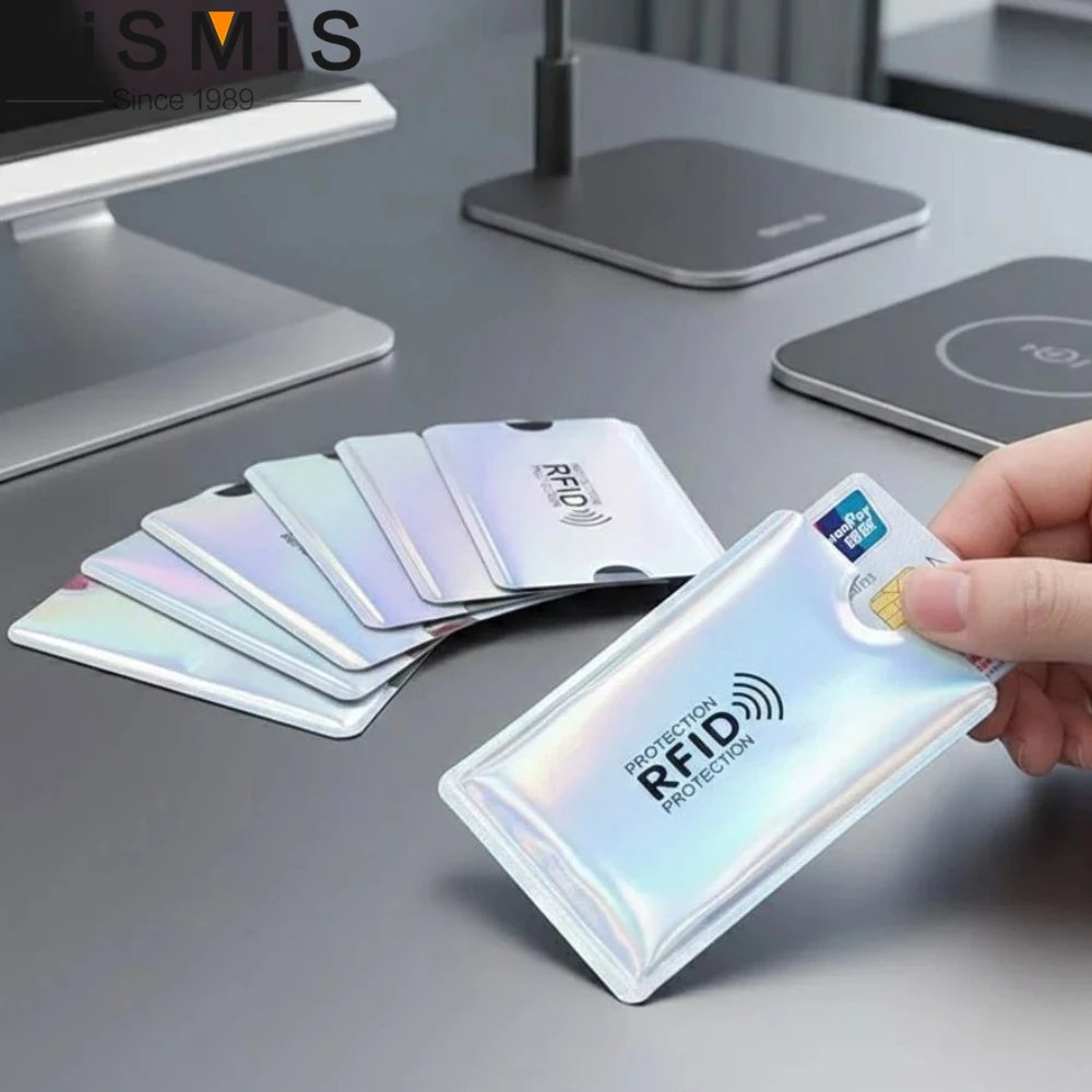 

5 шт. ультратонких защитных картхолдеров с блокировкой RFID, защита от кражи, для кредитных карт