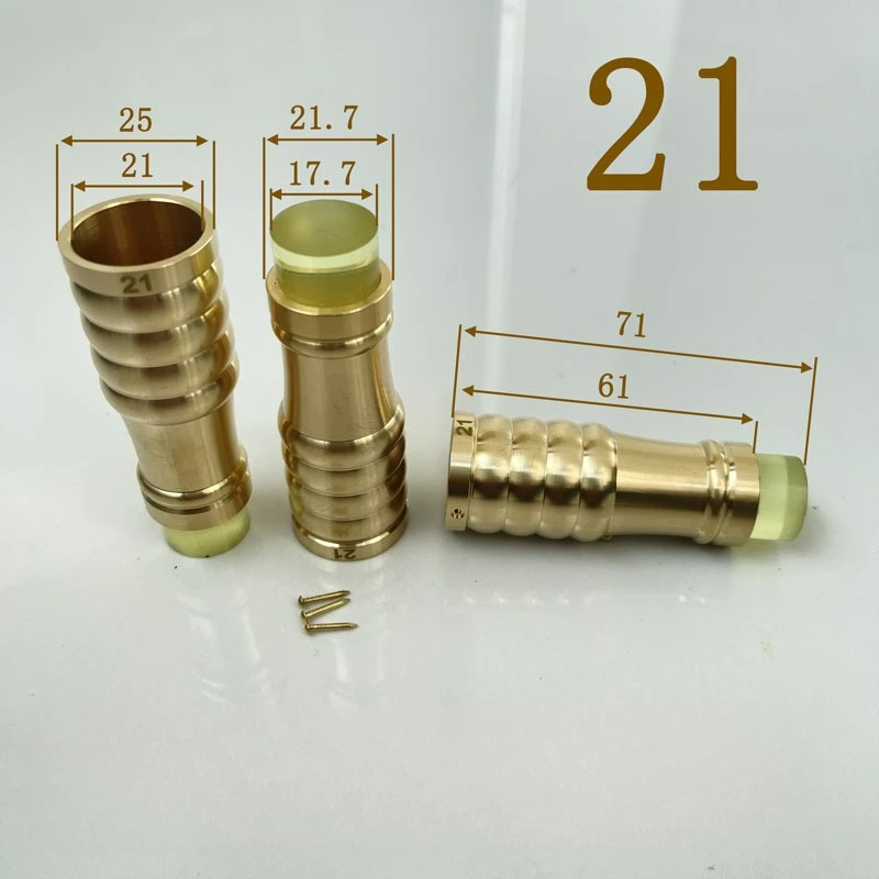 1PCS Messing Rohr Krücke Spitze mit Anti-Skid 12mm-26mm für Wandern Pole Stuhl Bein füße Ersatz – Detail 7