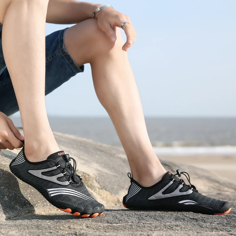 Zapatos de agua para mujer, zapatillas de surf, Playa, río, natación, cinco dedos al aire libre, Verano