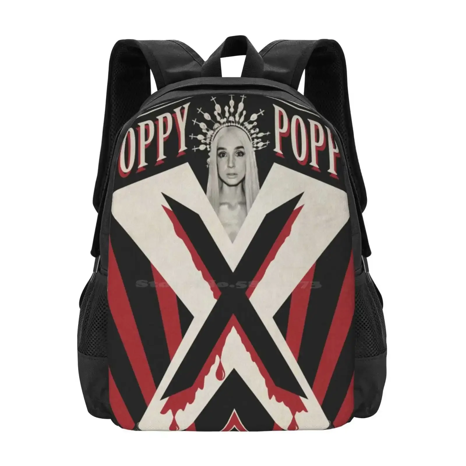 

Am I A Girl Large Capacity School Backpack Laptop Bags Singer Metal Musician Industrial Cakdms Poppys Cute Tour Concert