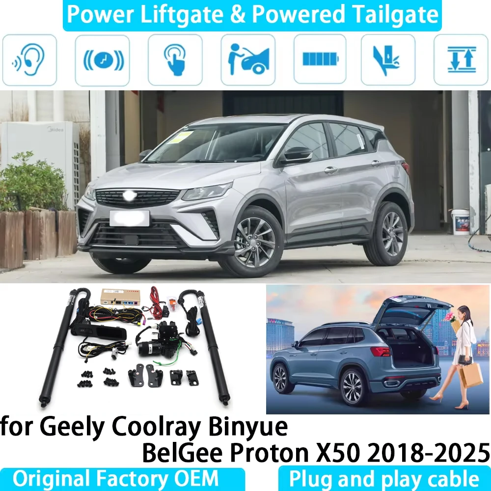 for Geely Coolray Binyue BelGee Proton X50 Automatic Electric Power Liftgate Powered Tailgate Strut Tail Gate Lift System