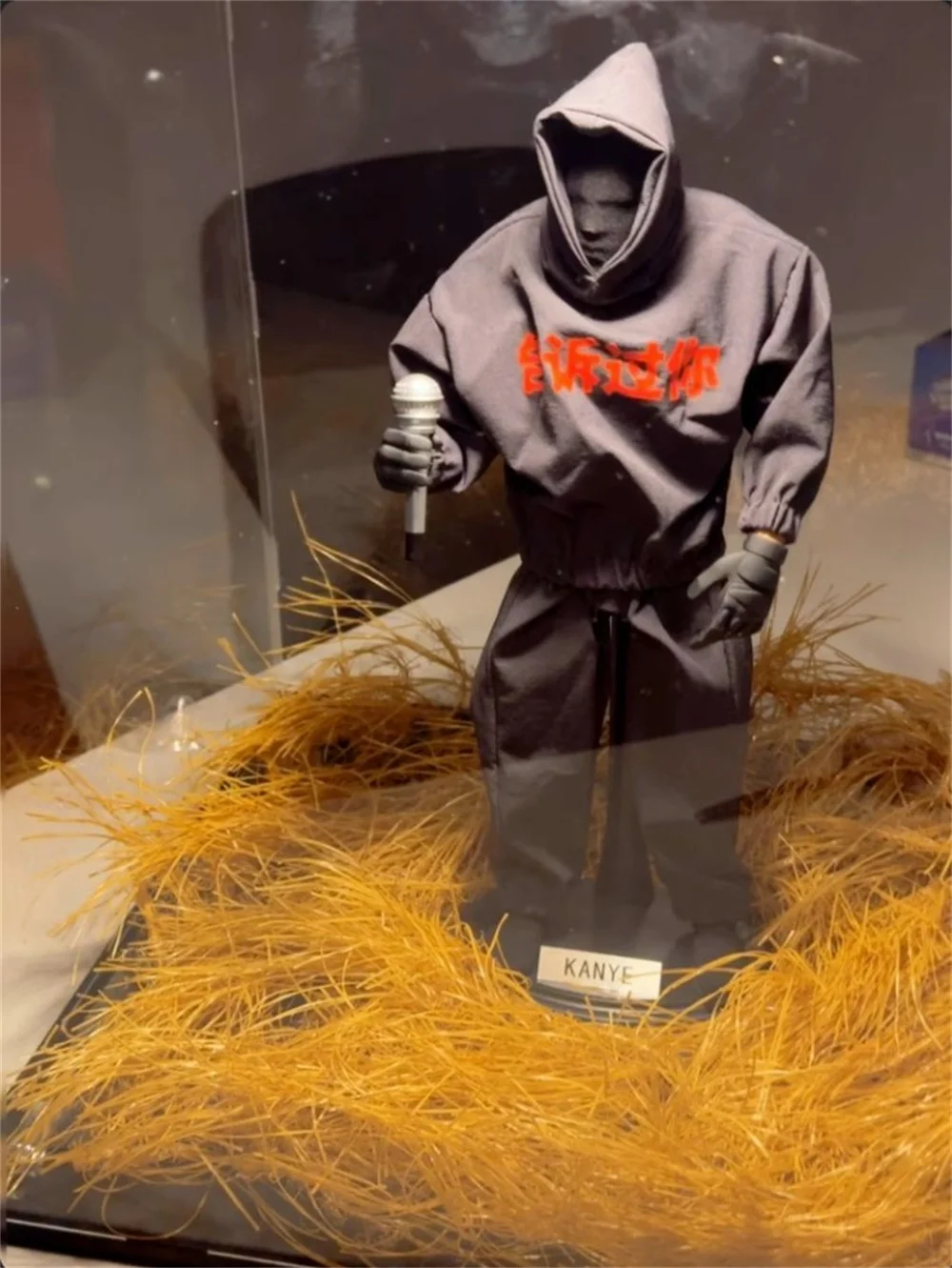 Meilleure vente 1/6ème homme soldat figurine KANYE ensemble complet poupée chanteur rappeur mobile figurine cadeau pour les Fans recueillir