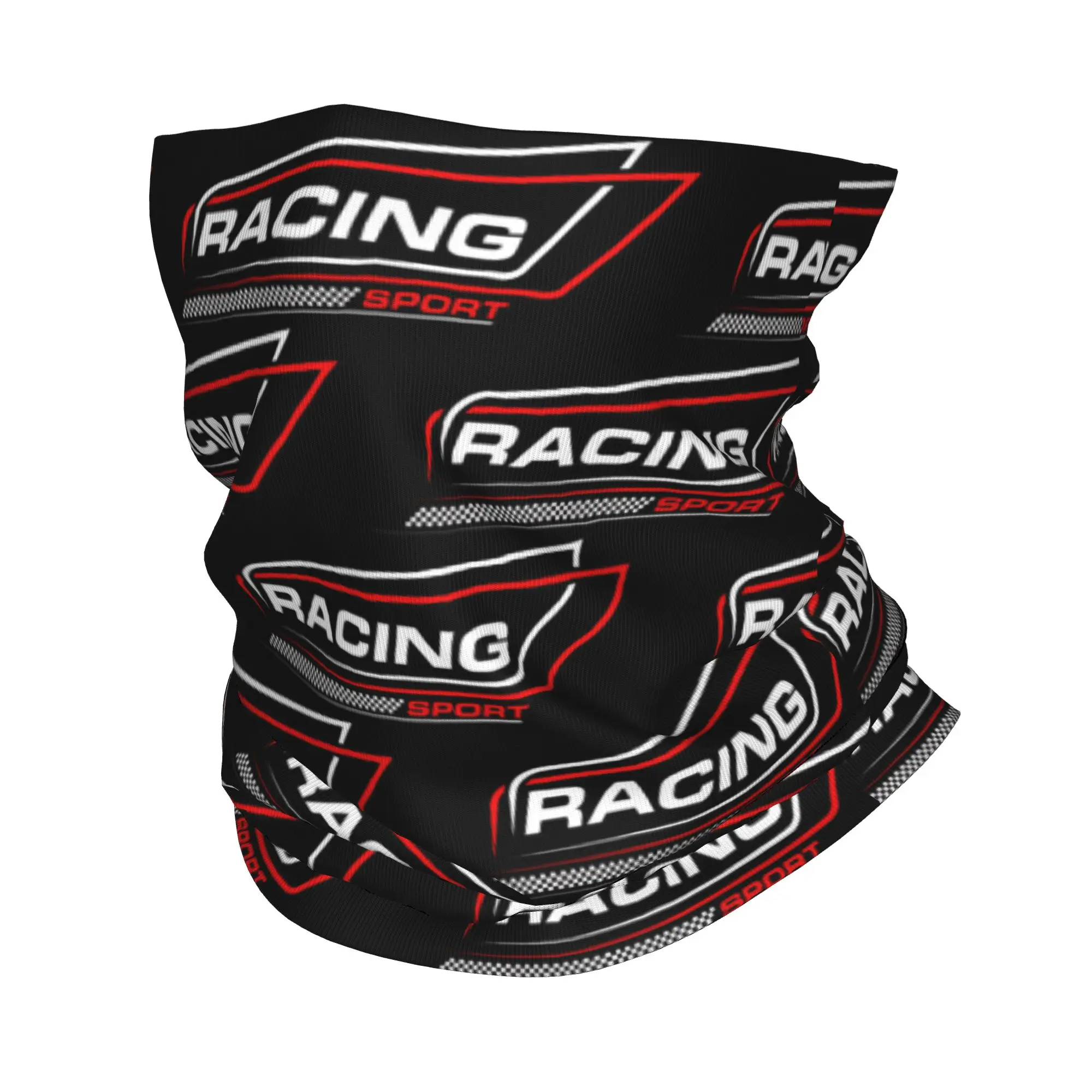Custom Racing Speed Race Bandana Neck Gaiter UV Protection Face Scarf Cover Men Women Extreme Sports Headwear Tube Balaclava