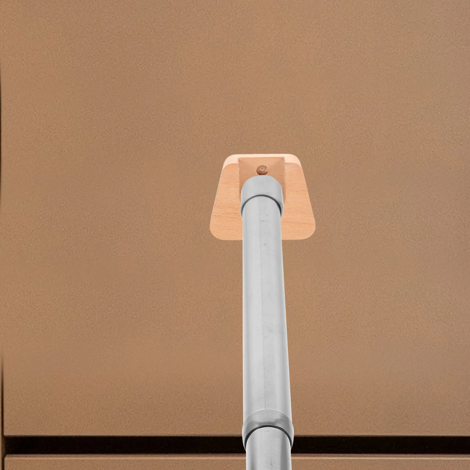 

2Pcs Wooden Rod Holders Warp Resistant Bracket for Curtains and Closet Rods Home Decor Curtain Rod Holder