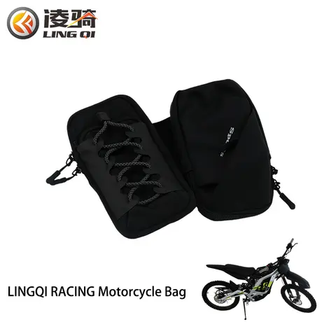 LINGQI 야외 오토바이 전면 프레임 방수 핸들 바 가방 Segway 오프로드 차량 유니버설에 대 한 스포츠 완장 가방