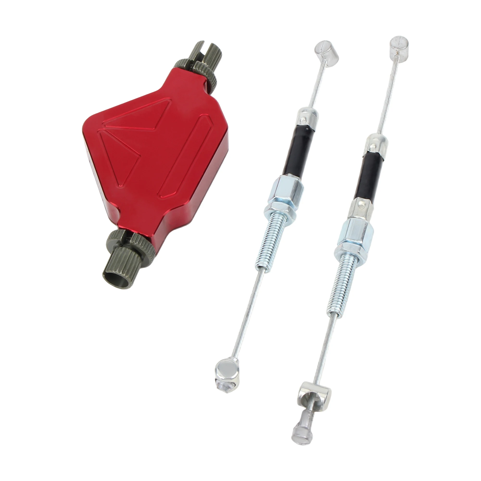 Universelles Easy-Pull-Kupplungssystem-Kit mit 2x Kabeln für Suzuki GSR GSXR Kawasaki Dirt Bike Stunt Motorrad Modifikation – Detail 1
