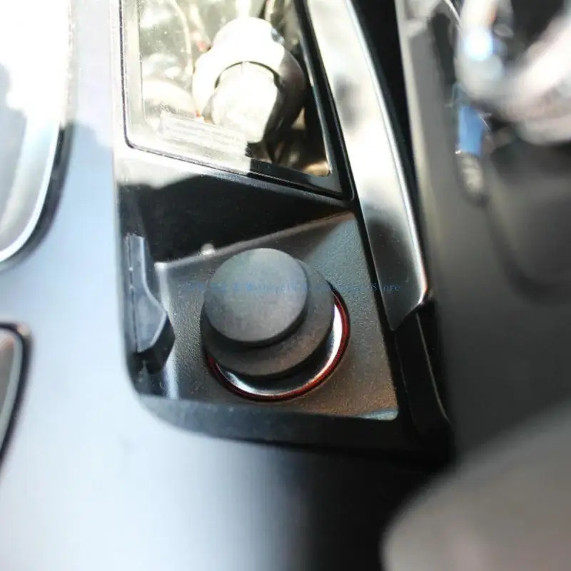 L5BC العالمي الغبار التوصيل زر سيارة ولاعة السجائر غطاء الكسوة الملحقات