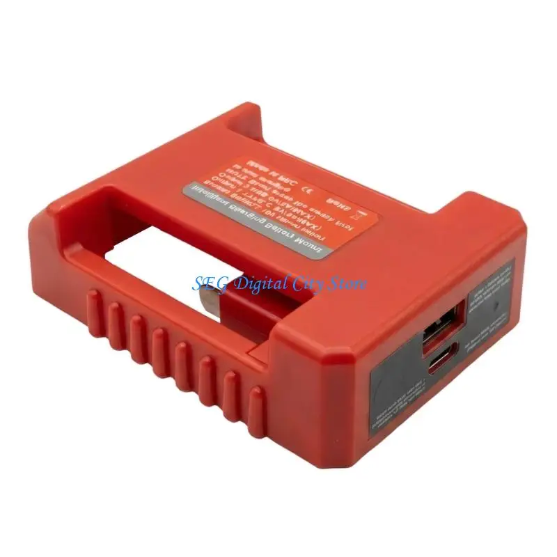 U75B Compactly 18V Battery Converters For 48-11-1862, 48-11-1850 PXBP300, PXBP60, PXBAT52 Batteries Fast Charging Up To 3.4A