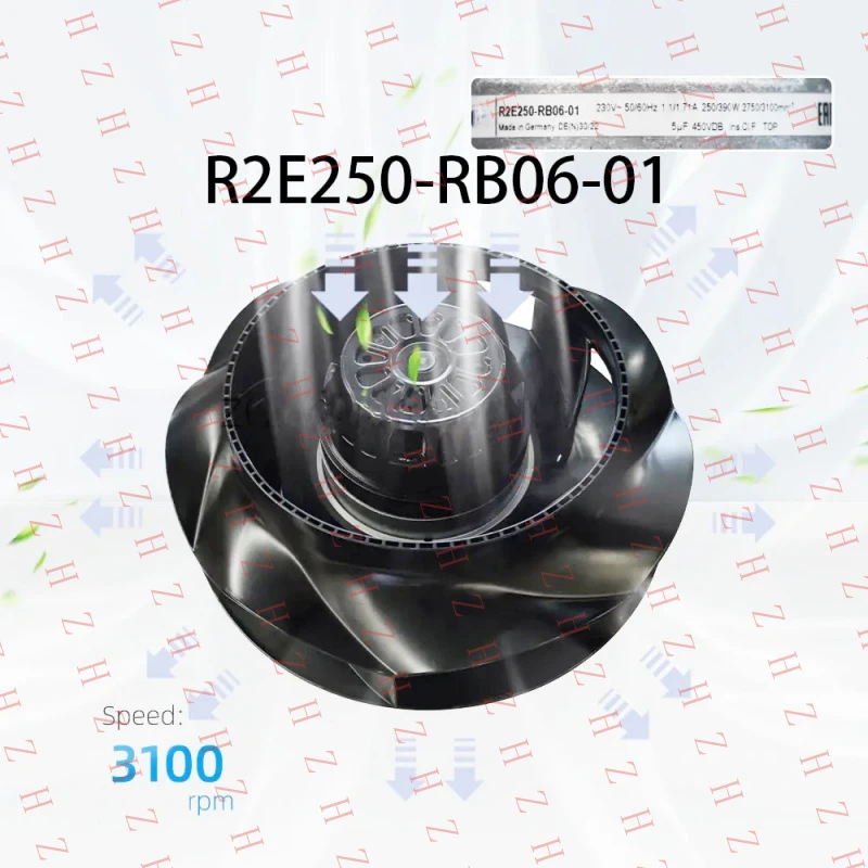 P+ FOR Ebm-paps High-Airflow Centrifugal Fan R2E250-RB06-01 replace R2E250-AT06-19