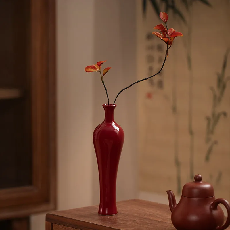 Jarrones Decorativos para Oficina, Hogar, Hotel, Decoración de Mesa, Macetas, Plantas, Adornos, Cerámica, Decoración del Hogar, Florero MH40HP