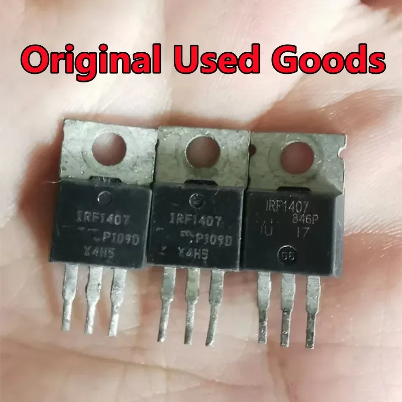 10pcs/lot IRF1407 F1407 75V 130A TO-220 IRF1407PBF Power MOSFET