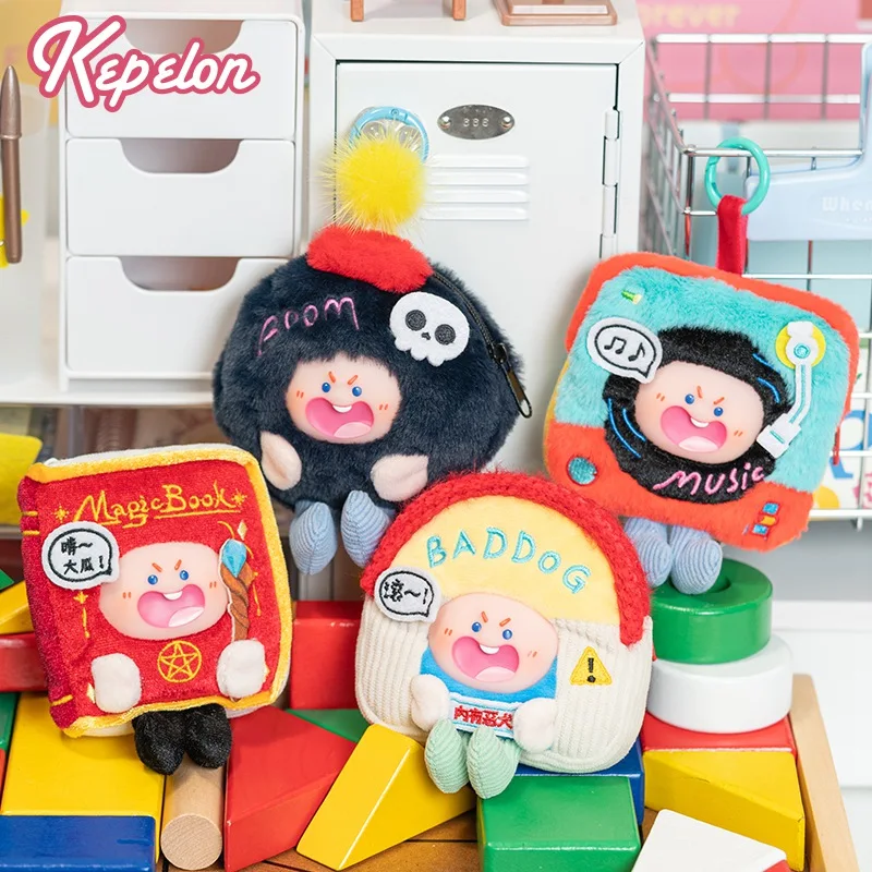 

Interesting Cute Animal Figure Soft Vinyl Action Earphone Purse Plush toy Doll Surprise Gift Blind Box Plush Toy Gifts Pendant