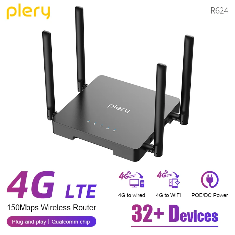 

Wi-Fi-маршрутизатор 4G LTE, четыре антенны, повторитель Wi-Fi, усилитель сигнала со слотом для SIM-карты, мобильный Wi-Fi для домашнего офиса, путешествий на открытом воздухе