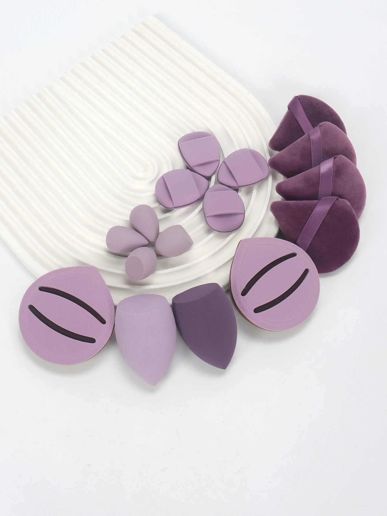 Keluli 16-delige set, breidt zich bij water blootgesteld, kan zowel nat als droog worden gebruikt, geschikt voor alle huidtypes