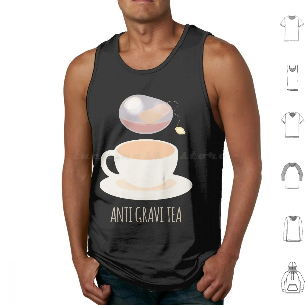 Antigravi Tea Tank Tops Print Cotton Tea English London Sci Fi Funny Antigravity Phisics University Cup