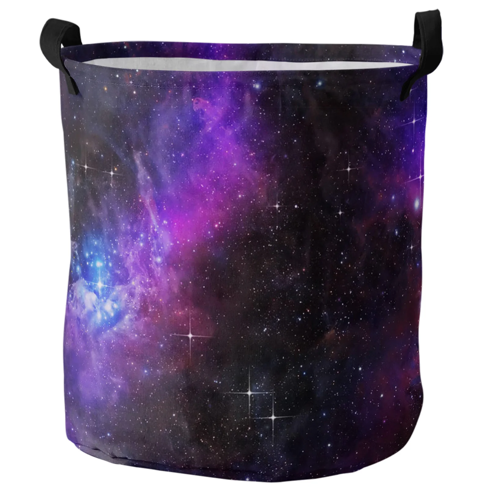 Starry Sky Universe Starlight Dirty Laundry Basket Foldable Waterproof Home Organizer Basket Clothing Kids Toy Storage Basket