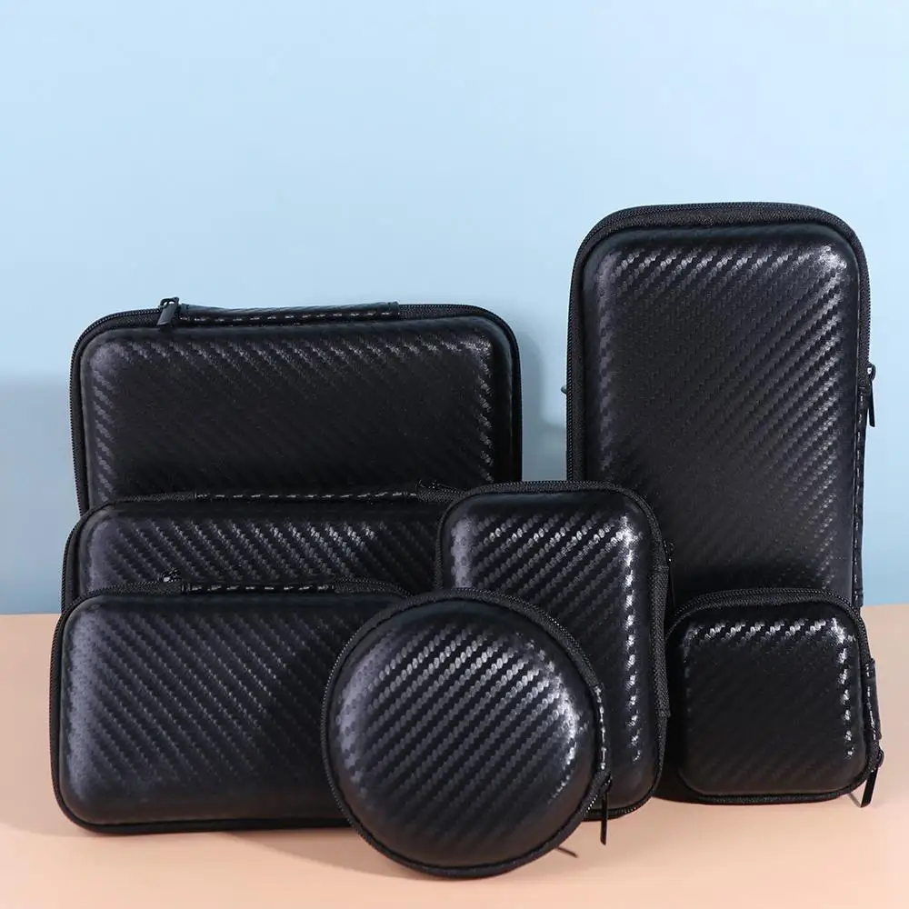 

Pouch Protective Bag Travel Case Zip Lock Case Mobile Hard Disk Case Charger Protection Bag EVA Zipper Bag Data Cable Bag