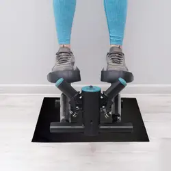Ellipse Leg Exerciser Machine Non Slip Mat Elliptical Peddler Floor Mat Foot Pedal Exerciser Noise Reducing Pad