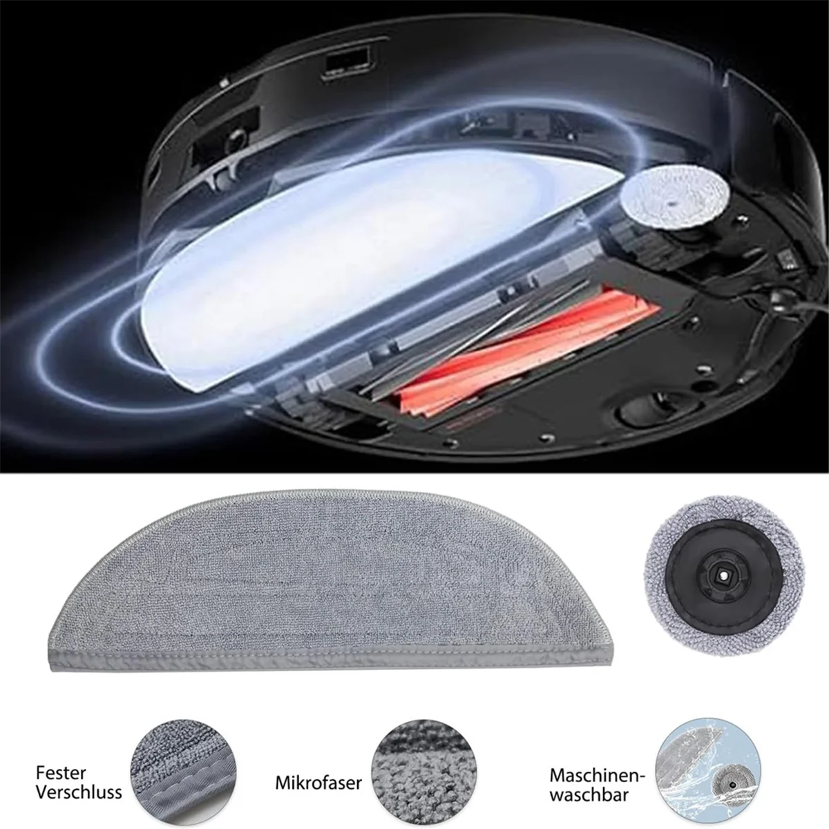 สําหรับ S8 Maxv Ultra เครื่องดูดฝุ่นหุ่นยนต์หลักแปรงด้านข้าง HEPA FILTER Mop ผ้า Rag ถุงเก็บฝุ่นอะไหล่