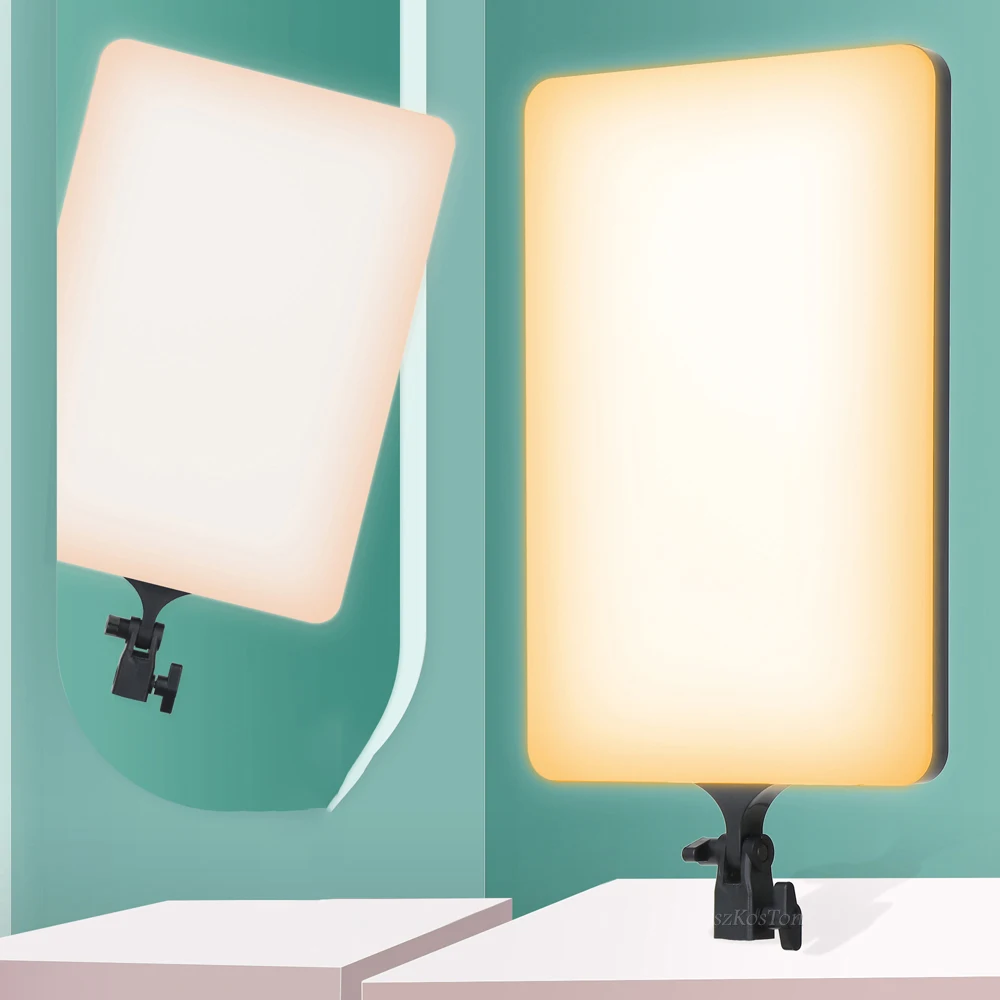 LED Photo Studio Light For Youbute Makeup Lighting On Camera Portable Video Recording Photography Panel Lamp 2700K-7500K