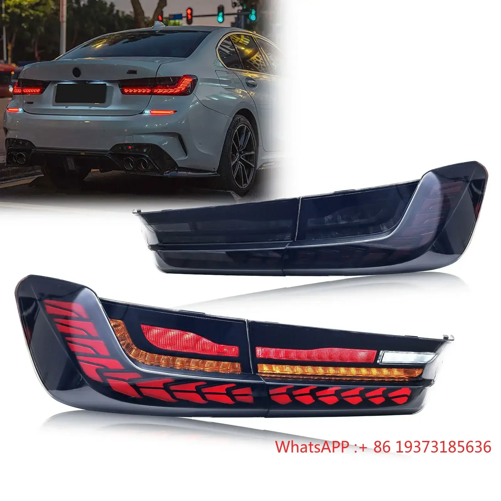 Auto Part LED Lamp GTS Tail Light for BMW 3-Series G20 G80 M3 2019 2023 Dynamic Turn Signal Brake Reverse Tuning Assembly